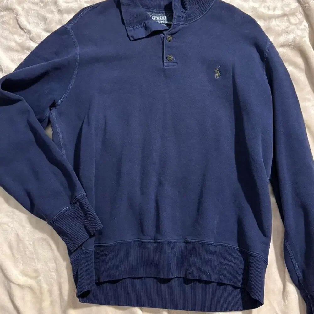 Vintage Polo Ralph Lauren Men’s Blue Pullover Sweater Size Large
